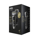 Braun Series 9 Pro+ 9565cc scheerapparaat voorkant in grafiet uitvoering