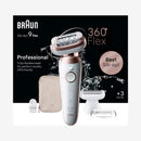 Braun Silk-épil 9 Flex 9-030 3D epilator wit rose titan met ladyshave opzetstuk