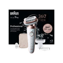 Braun Silk-épil 9 Flex Epilator met Ladyshave Opzetstuk – Wet & Dry – Wit/Rose Titan