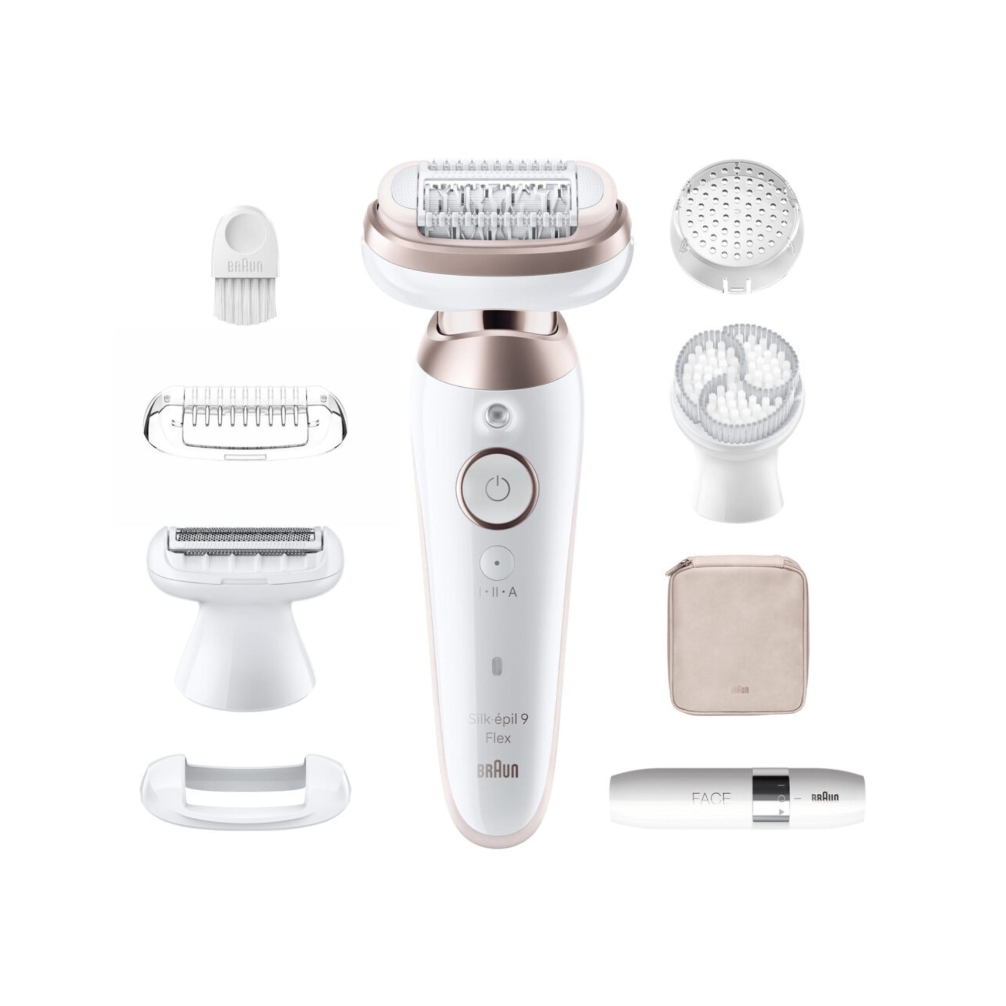 Braun Silk-épil 9 Flex epilator met accessoires voor ontharing